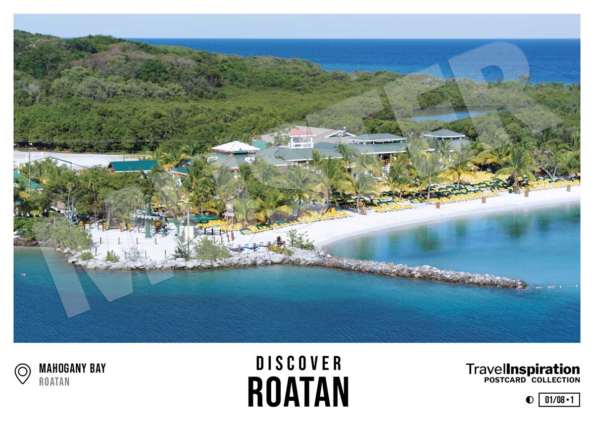 Postcard 01/08-1: Discover Roatan