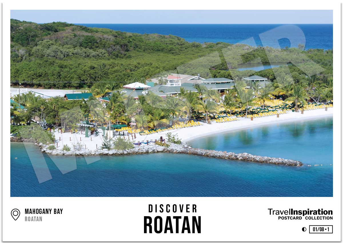 Postcard 01/08-1: Discover Roatan