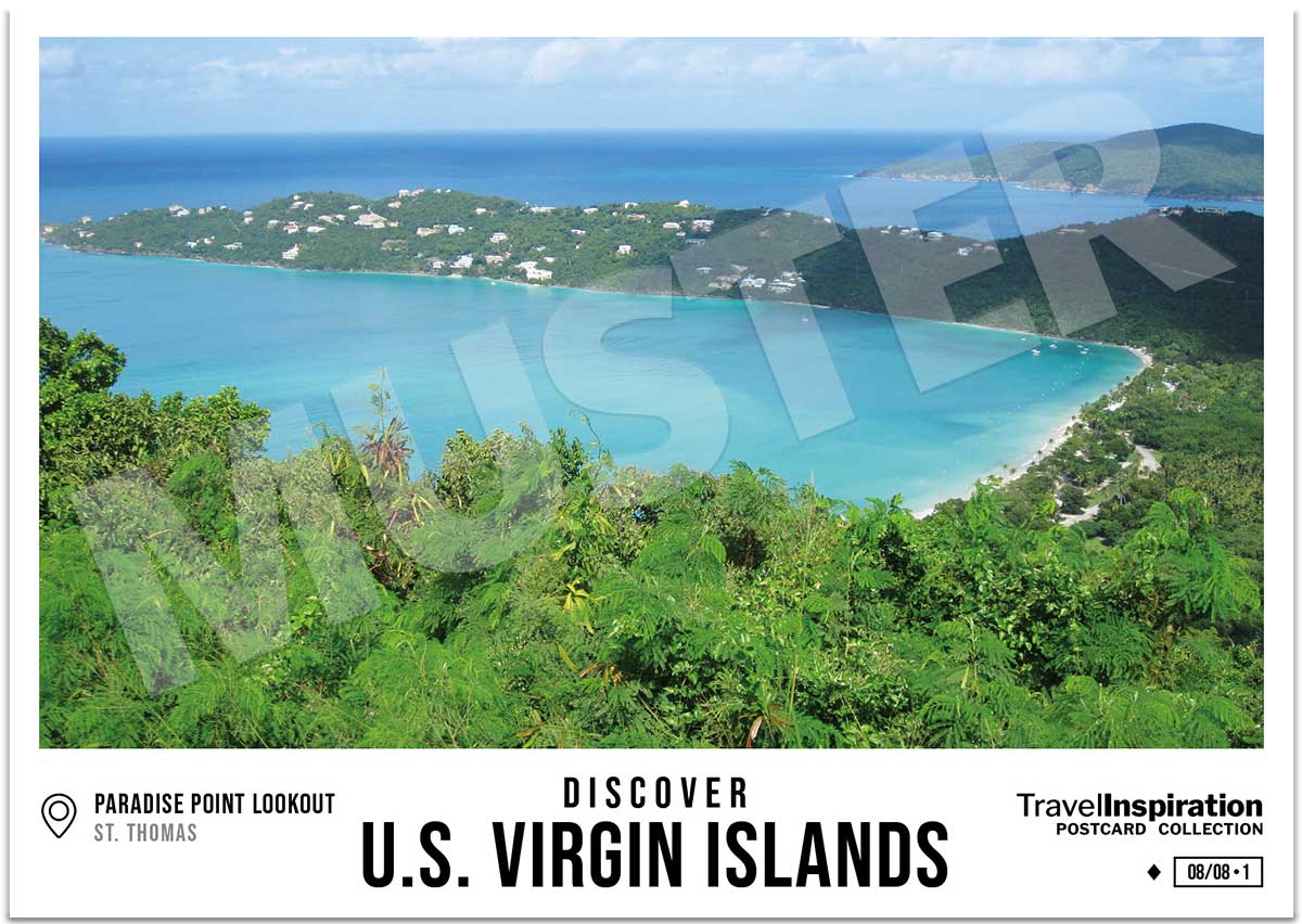 Postcard 08/08-1: Discover U.S. Virgin Islands