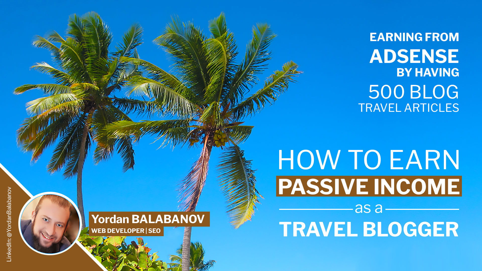 Earning from AdSense by Having 500 Blog Travel Articles