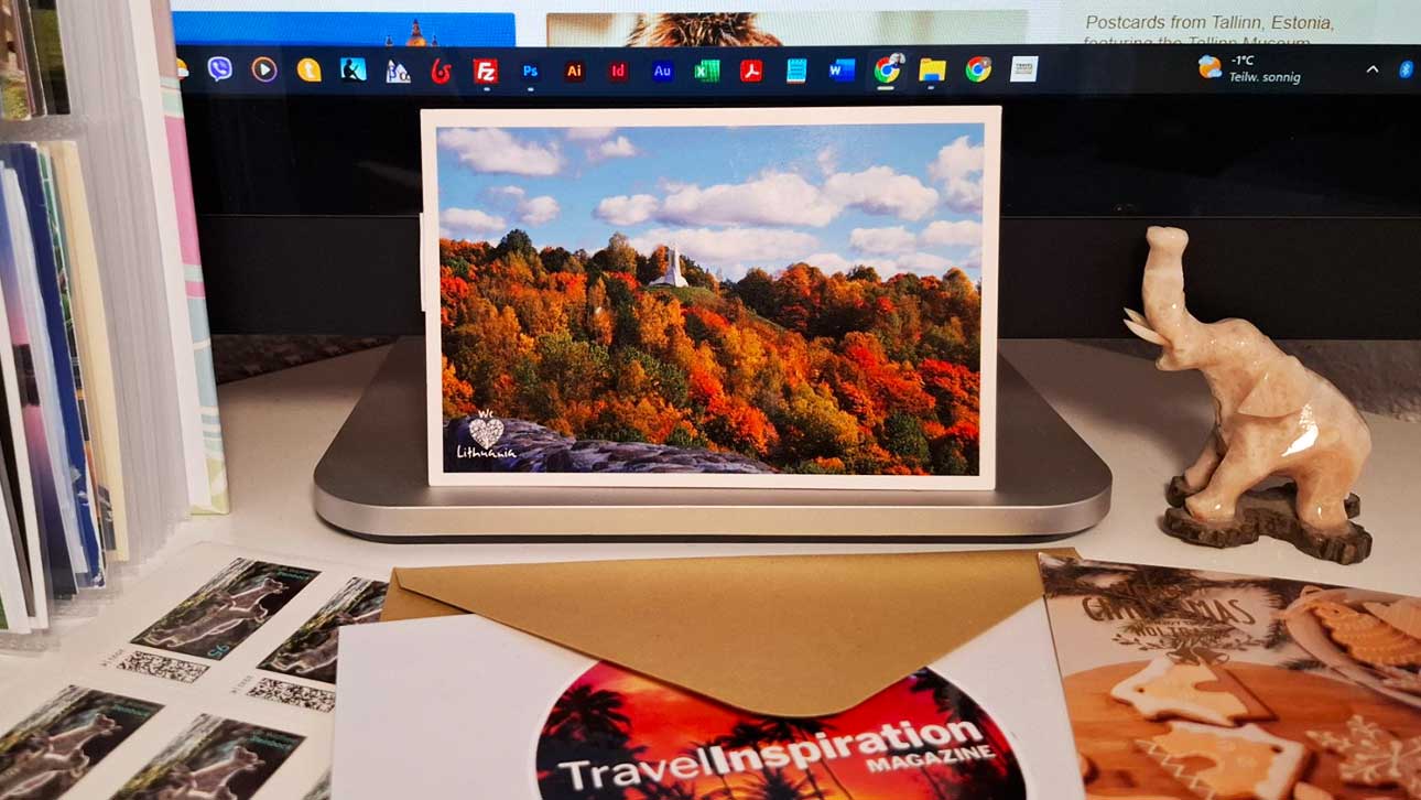  Postcard from Lithuania Featuring The Hill of Three Crosses