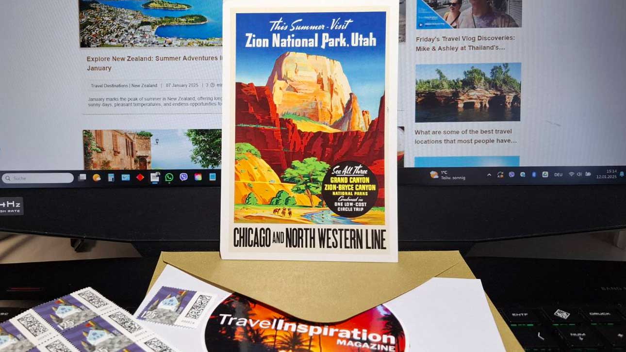 A Postcard from the Past: Exploring Zion by Train