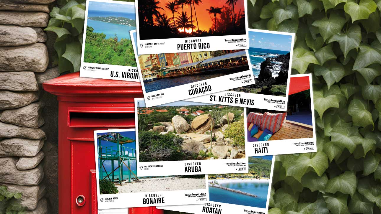 Our Postcards Are Ready: "Travel Inspiration Postcard Collection: Discover... the Caribbean Wonders"